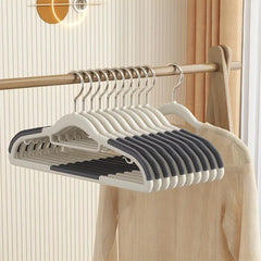 Traceless Non-slip Flocked Clothes Hanger Thickened Wardrobe Home Use
