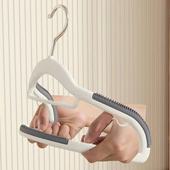 Traceless Non-slip Flocked Clothes Hanger Thickened Wardrobe Home Use