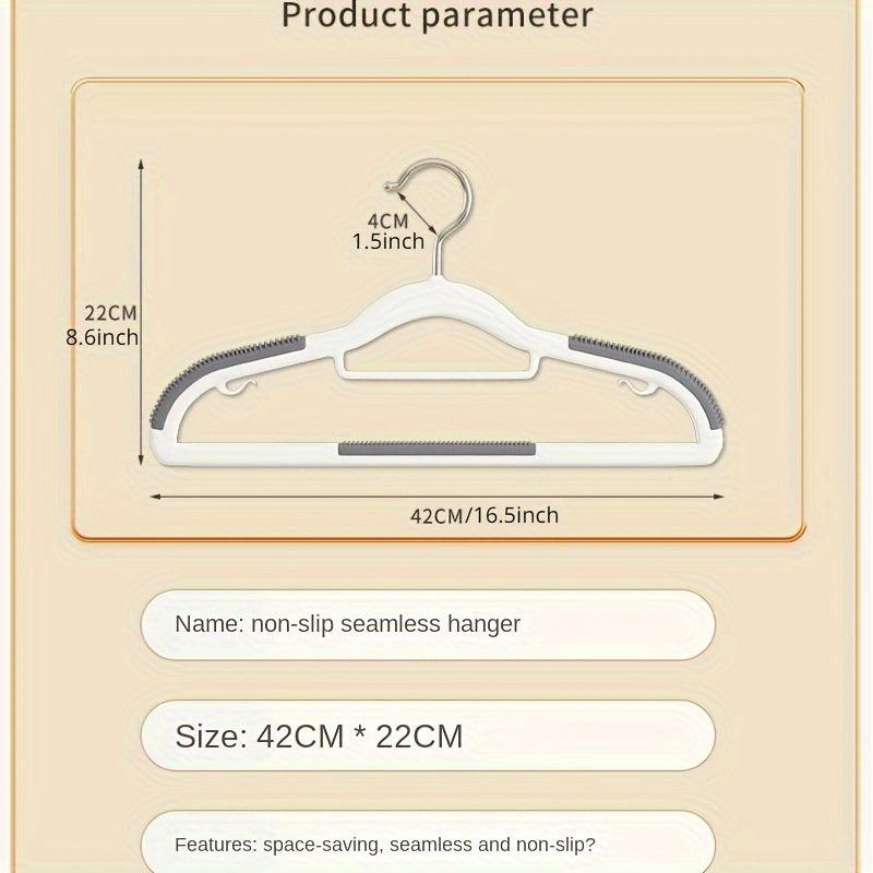 Traceless Non-slip Flocked Clothes Hanger Thickened Wardrobe Home Use