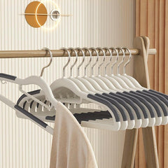 Traceless Non-slip Flocked Clothes Hanger Thickened Wardrobe Home Use