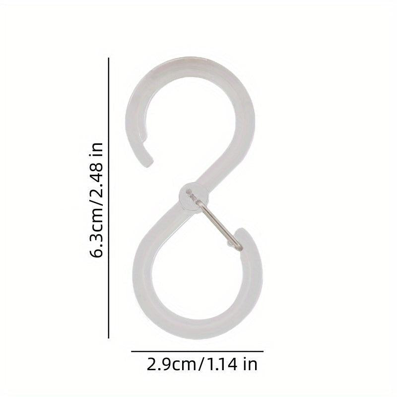 8pcs S Shaped Hanger Hooks Corrosion Resistant 2 Options