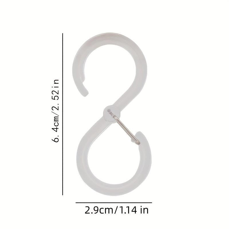 8pcs S Shaped Hanger Hooks Corrosion Resistant 2 Options