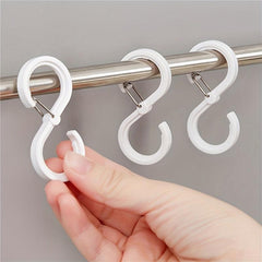 8pcs S Shaped Hanger Hooks Corrosion Resistant 2 Options