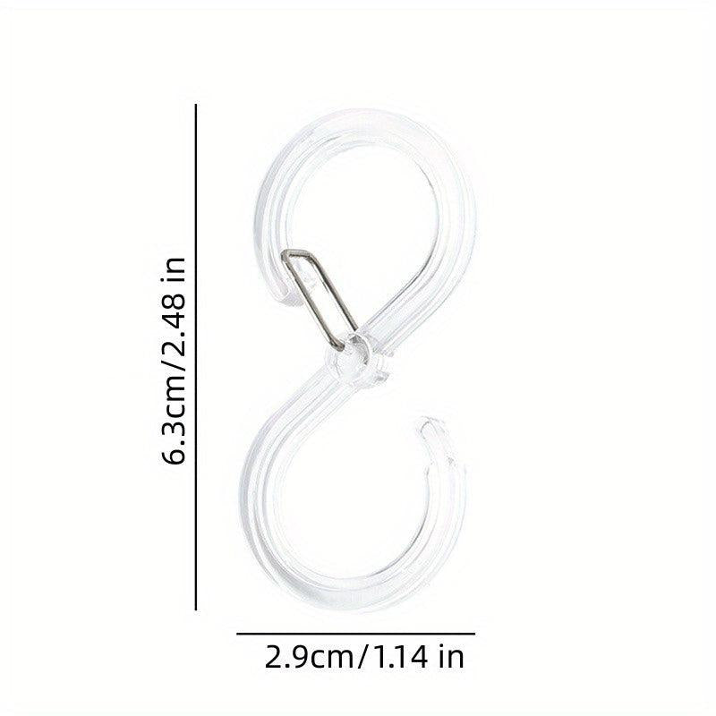 8pcs S Shaped Hanger Hooks Corrosion Resistant 2 Options