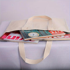 Thick Canvas Shopping Bag - DIY Handbag