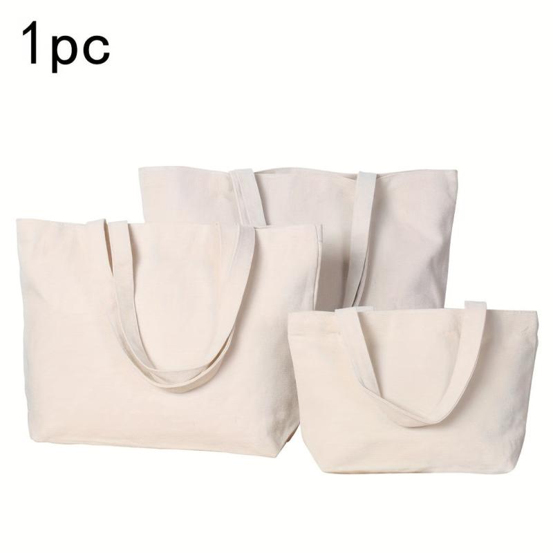 Thick Canvas Shopping Bag - DIY Handbag