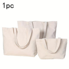 Thick Canvas Shopping Bag - DIY Handbag