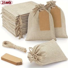 51pcs Drawstring Bags 10 15 4in 6in Closure Gift Bags For Wedding Party Arts