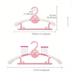 Telescopic Hangers Closet Non-slip Coat Hanger Wardrobe Storage