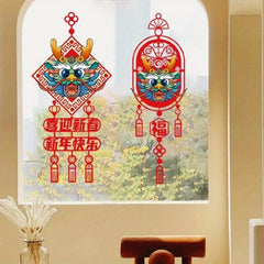 Chinese New Year Dragon Felt Hanging Pendant for Shops