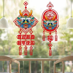 Chinese New Year Dragon Felt Hanging Pendant for Shops