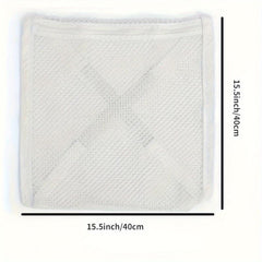 1pc Laundry Bag With Elastic Band Durable Fabric Machine Laundry Bags