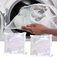1pc Laundry Bag With Elastic Band Durable Fabric Machine Laundry Bags