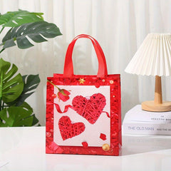 4pcs Reusable Non Woven Gift Bags For Presents & Shopping