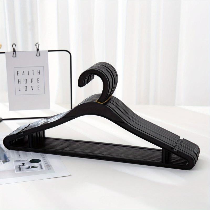 10pcs Multifunctional Durable Hangers Non-slip Clothes Storage Hangers