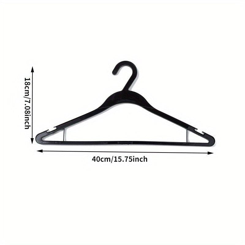 10pcs Multifunctional Durable Hangers Non-slip Clothes Storage Hangers