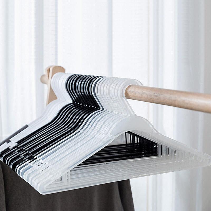 10pcs Multifunctional Durable Hangers Non-slip Clothes Storage Hangers