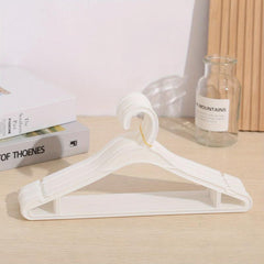 10pcs Multifunctional Durable Hangers Non-slip Clothes Storage Hangers