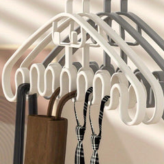 Wave Clothes Hanger Plastic Tie Hanger for Clothing Stores