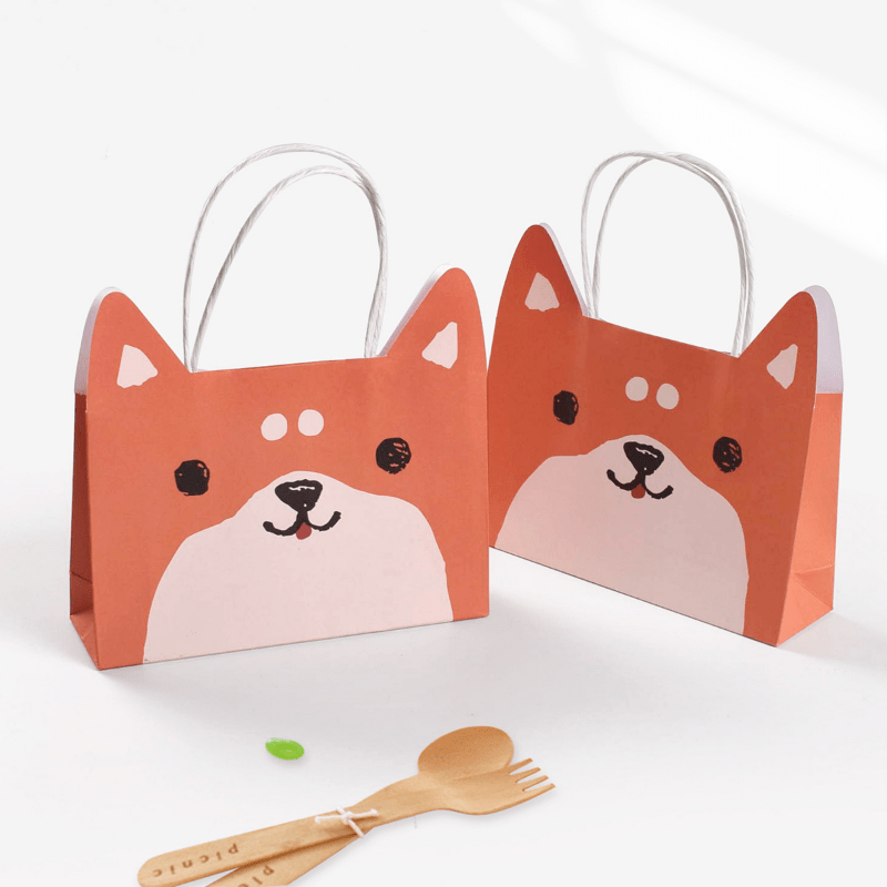 10pcs Animal Gift Bags for Party Wrapping