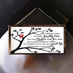 Remembrance Garden Plaque - Sympathy Memorial Sign