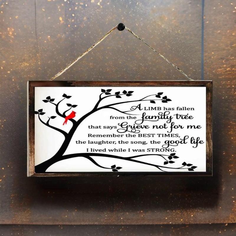 Remembrance Garden Plaque - Sympathy Memorial Sign