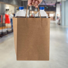 20pcs Yellow Gift Handbag for Milk Tea Takeaway and More