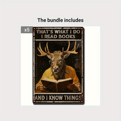 Funny Elk Retro Tin Sign - Outdoor/Indoor Wall Panel - 20 X 30 Tin Painting
