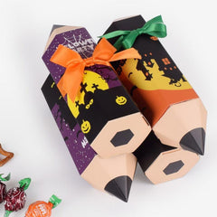 10pcs Halloween Candy Packaging Box Funny Cartoon Pencil Candy