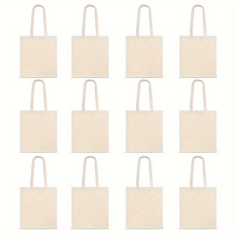 Blank Canvas Tote Bags Bulk Shopping Bag DIY Reusable Grocery Bag