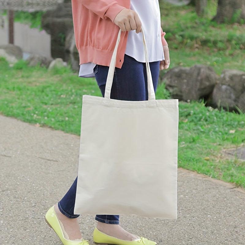 Blank Canvas Tote Bags Bulk Shopping Bag DIY Reusable Grocery Bag