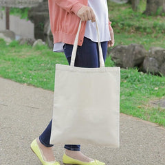 Blank Canvas Tote Bags Bulk Shopping Bag DIY Reusable Grocery Bag