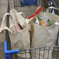 Blank Canvas Tote Bags Bulk Shopping Bag DIY Reusable Grocery Bag