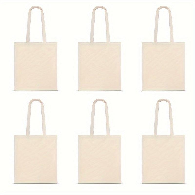 Blank Canvas Tote Bags Bulk Shopping Bag DIY Reusable Grocery Bag