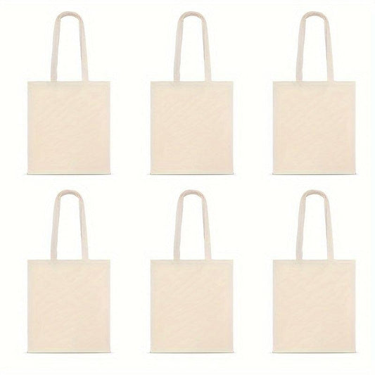 Blank Canvas Tote Bags Bulk Shopping Bag DIY Reusable Grocery Bag