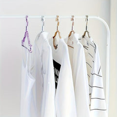 5pcs Aluminum Alloy Hanger Non Trace Clothes Support