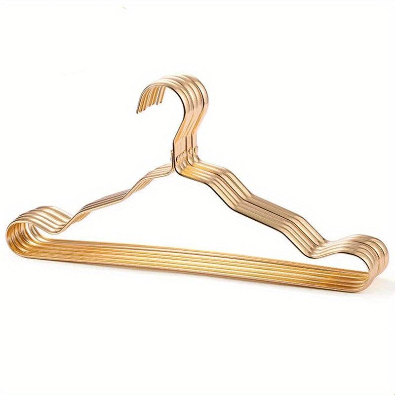 5pcs Aluminum Alloy Hanger Non Trace Clothes Support