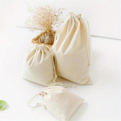 12pcs Linen Jute Pouch Drawstring Gift Bags Wedding Favor Bags