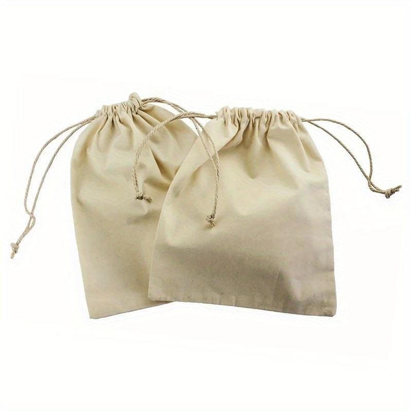 12pcs Linen Jute Pouch Drawstring Gift Bags Wedding Favor Bags