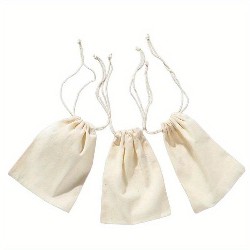 12pcs Linen Jute Pouch Drawstring Gift Bags Wedding Favor Bags
