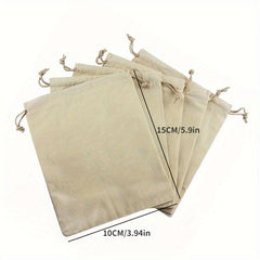 12pcs Linen Jute Pouch Drawstring Gift Bags Wedding Favor Bags