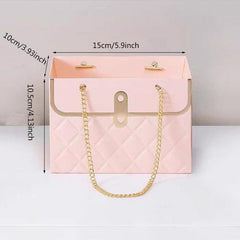 Flower Basket Tote Bag Wedding Gift Packaging Box