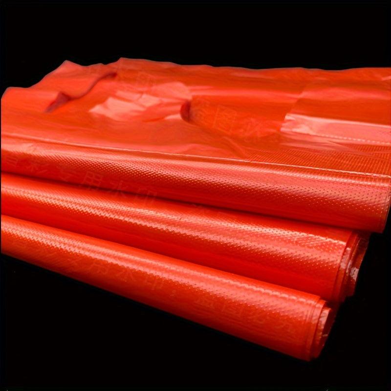 Red Plastic Food Bags Vest Bags Disposable Convenience Bags