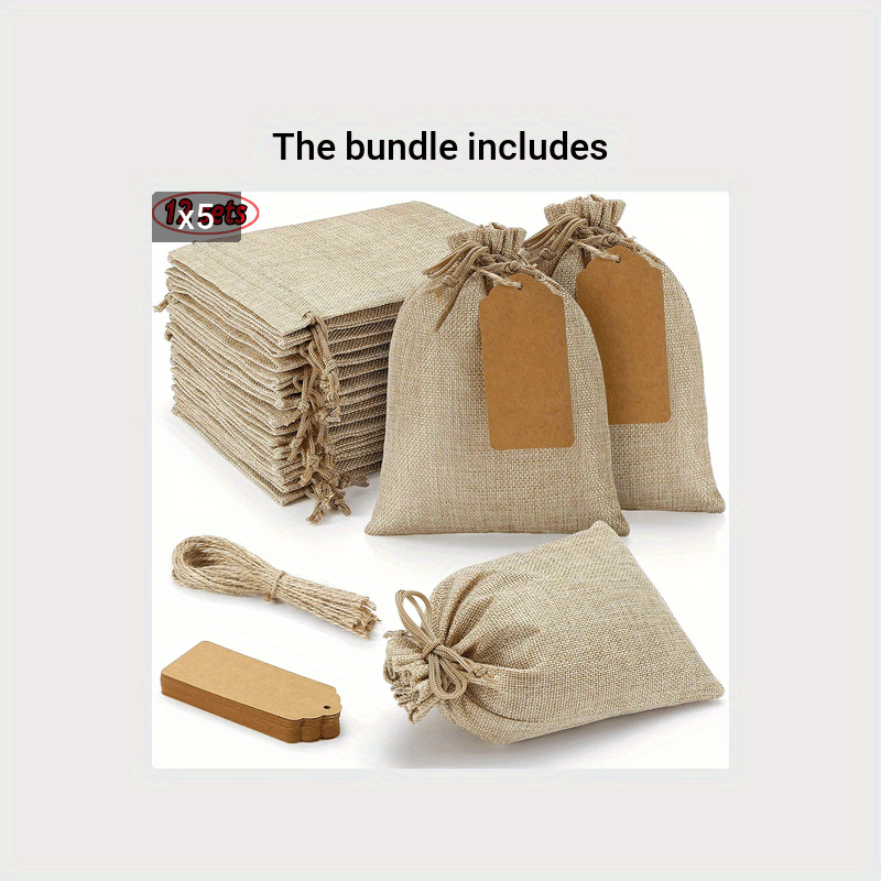 Drawstring Gift Bags for Wedding Party Crafts Jewelry Pouches