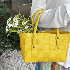 Hand Woven Waterproof Vegetable Basket Beach Bag