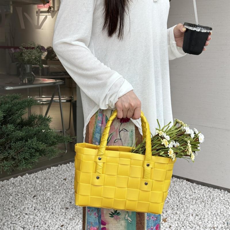 Hand Woven Waterproof Vegetable Basket Beach Bag