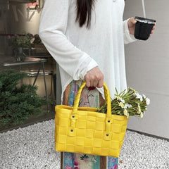Hand Woven Waterproof Vegetable Basket Beach Bag
