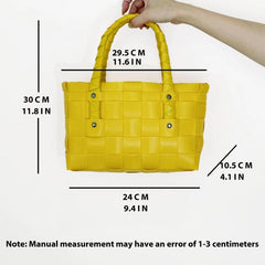 Hand Woven Waterproof Vegetable Basket Beach Bag