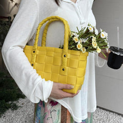 Hand Woven Waterproof Vegetable Basket Beach Bag