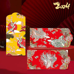 10pcs Year Of The Dragon Red Envelope Chinese Money Envelope